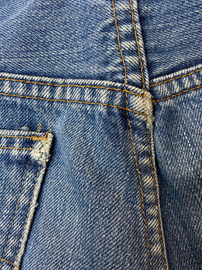 【現状渡し品】【メンズ】 Levi's リーバイス 70's 646 BELL BOTTOM DENIM PANTS VINTAGE 70年代 646 ベルボトム デニムパンツ ボトムス ジーンズ BIG E ボタン裏 刻印23 ヴィンテージ 157-251008-kk-42-min サイズ：表記無し 下記参照 カラー：ライトインディゴ 万代Net店