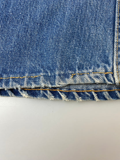 【現状渡し品】【メンズ】 Levi's リーバイス 70's 646 BELL BOTTOM DENIM PANTS VINTAGE 70年代 646 ベルボトム デニムパンツ ボトムス ジーンズ BIG E ボタン裏 刻印23 ヴィンテージ 157-251008-kk-42-min サイズ：表記無し 下記参照 カラー：ライトインディゴ 万代Net店