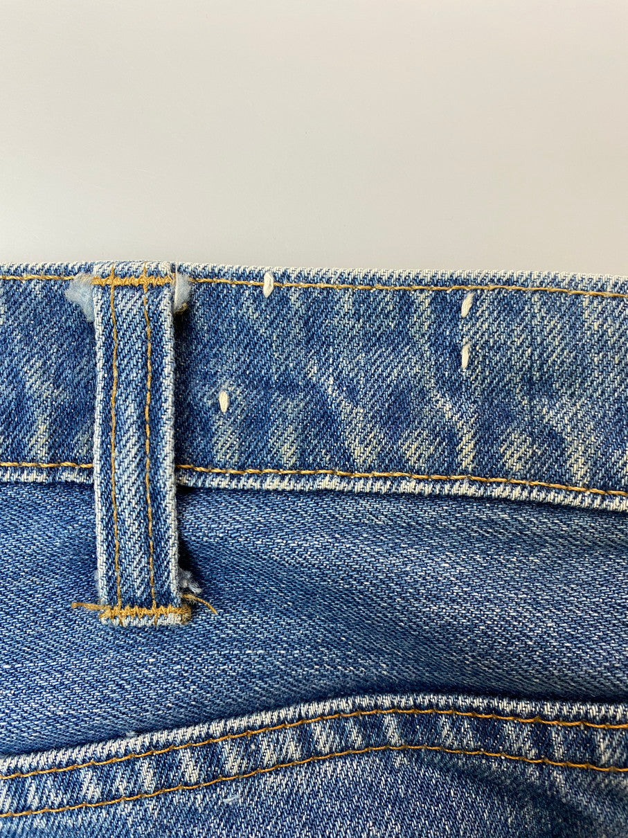 【現状渡し品】【メンズ】 Levi's リーバイス 70's 646 BELL BOTTOM DENIM PANTS VINTAGE 70年代 646 ベルボトム デニムパンツ ボトムス ジーンズ BIG E ボタン裏 刻印23 ヴィンテージ 157-251008-kk-42-min サイズ：表記無し 下記参照 カラー：ライトインディゴ 万代Net店