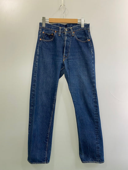 【現状渡し品】【メンズ】 Levi's リーバイス 60's 501 DENIM PANTS VINTAGE 60年代 501 デニムパンツ ボトムス ジーンズ BIG E ボタン裏 刻印6 イエローステッチ Vステッチ ヴィンテージ 157-251008-kk-43-min サイズ：表記無し 下記参照 カラー：ライトインディゴ 万代Net店