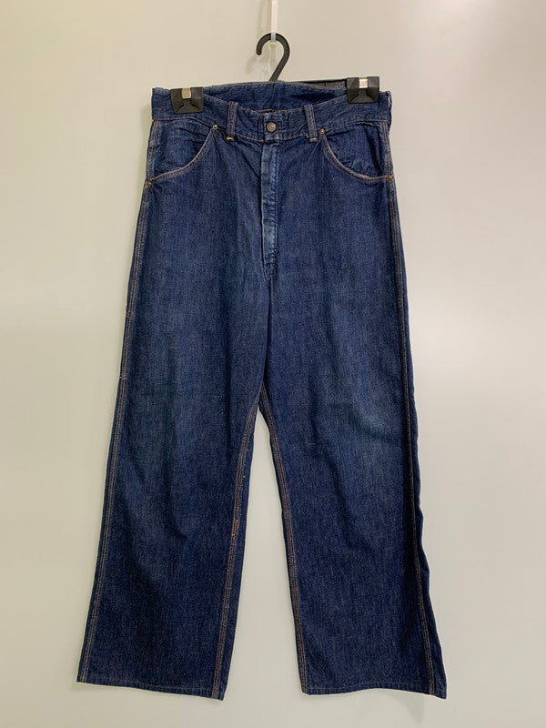 【中古品】【メンズ】 UNKNOWN VINTAGE 40-50’s CONMAR ZIP DENIM BAKER PANTS 縄サークルボタン ヴィンテージ 40-50年代 デニム ベイカーパンツ ボトムス 157-251008-kk-23-min サイズ：表記無し 下記参照 カラー：インディゴ 万代Net店