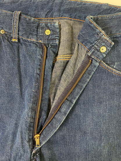 【中古品】【メンズ】 UNKNOWN VINTAGE 40-50’s CONMAR ZIP DENIM BAKER PANTS 縄サークルボタン ヴィンテージ 40-50年代 デニム ベイカーパンツ ボトムス 157-251008-kk-23-min サイズ：表記無し 下記参照 カラー：インディゴ 万代Net店