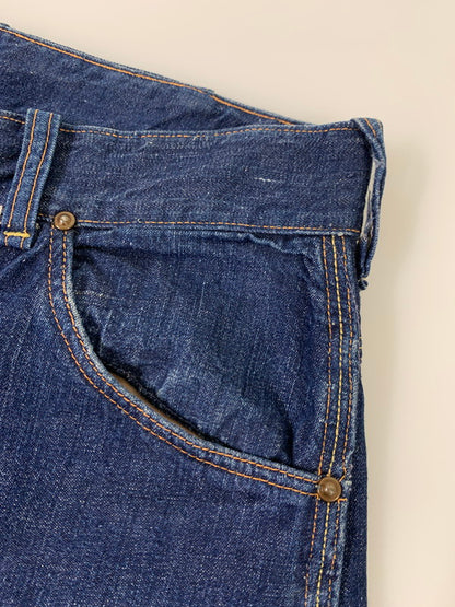 【中古品】【メンズ】 UNKNOWN VINTAGE 40-50’s CONMAR ZIP DENIM BAKER PANTS 縄サークルボタン ヴィンテージ 40-50年代 デニム ベイカーパンツ ボトムス 157-251008-kk-23-min サイズ：表記無し 下記参照 カラー：インディゴ 万代Net店
