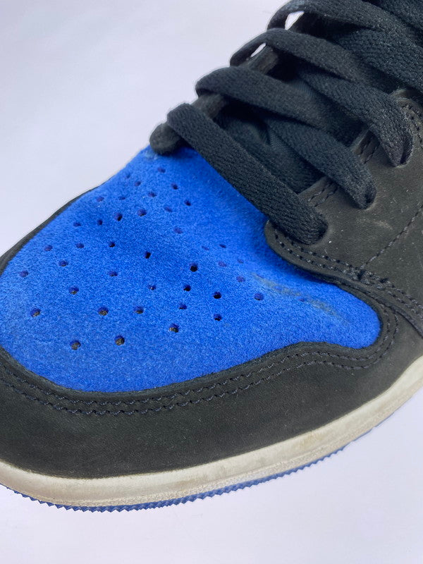 【中古品】【メンズ】 NIKE ナイキ AIR JORDAN 1 RETRO HIGH OG ROYAL REIMAGINED DZ5485-042 エア ジョーダン 1 レトロ ハイ オリジナル ロイヤル リイマジンド スニーカー 靴 160-251002-kk-05-min カラー：BLACK/ROYAL BLUE-WHITE 万代Net店