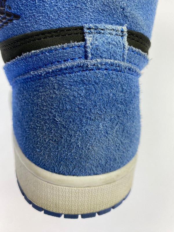 【中古品】【メンズ】 NIKE ナイキ AIR JORDAN 1 RETRO HIGH OG ROYAL REIMAGINED DZ5485-042 エア ジョーダン 1 レトロ ハイ オリジナル ロイヤル リイマジンド スニーカー 靴 160-251002-kk-05-min カラー：BLACK/ROYAL BLUE-WHITE 万代Net店