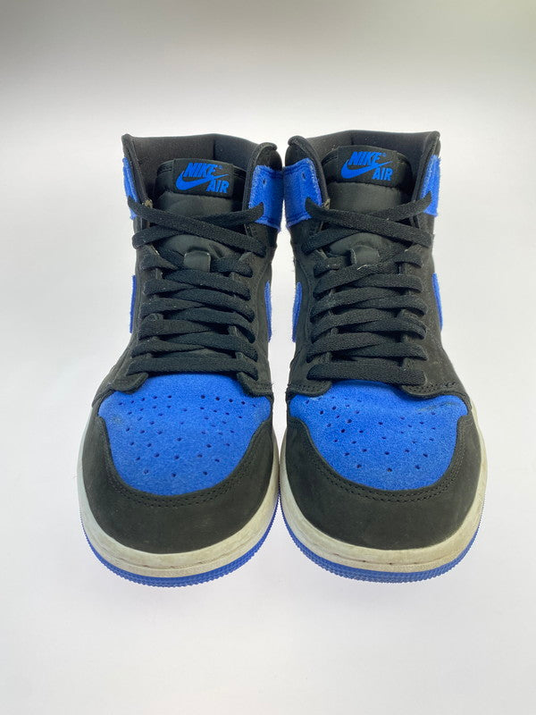 【中古品】【メンズ】 NIKE ナイキ AIR JORDAN 1 RETRO HIGH OG ROYAL REIMAGINED DZ5485-042 エア ジョーダン 1 レトロ ハイ オリジナル ロイヤル リイマジンド スニーカー 靴 160-251002-kk-05-min カラー：BLACK/ROYAL BLUE-WHITE 万代Net店