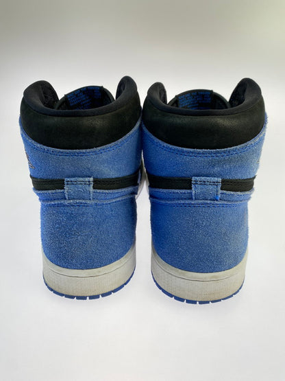 【中古品】【メンズ】 NIKE ナイキ AIR JORDAN 1 RETRO HIGH OG ROYAL REIMAGINED DZ5485-042 エア ジョーダン 1 レトロ ハイ オリジナル ロイヤル リイマジンド スニーカー 靴 160-251002-kk-05-min カラー：BLACK/ROYAL BLUE-WHITE 万代Net店