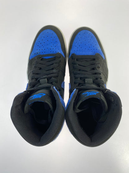 【中古品】【メンズ】 NIKE ナイキ AIR JORDAN 1 RETRO HIGH OG ROYAL REIMAGINED DZ5485-042 エア ジョーダン 1 レトロ ハイ オリジナル ロイヤル リイマジンド スニーカー 靴 160-251002-kk-05-min カラー：BLACK/ROYAL BLUE-WHITE 万代Net店