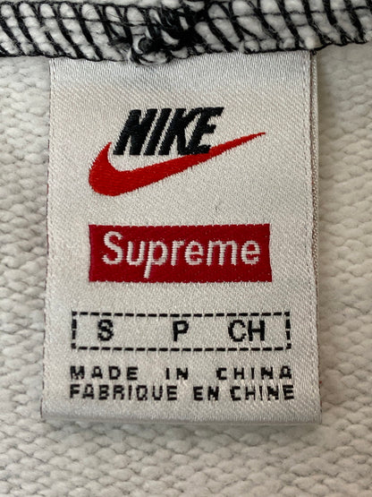 【中古品】【メンズ】 Supreme シュプリーム × NIKE ナイキ 別注 コラボ 18AW PLAID HOODED SWEATSHIRT AR5572-010 プレイド フーデッド スウェットシャツ トップス パーカー 149-250930-kk-25-min サイズ：S カラー：ブラック/ホワイト 万代Net店