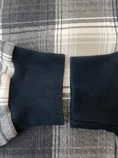 【中古品】【メンズ】 Supreme シュプリーム × NIKE ナイキ 別注 コラボ 18AW PLAID HOODED SWEATSHIRT AR5572-010 プレイド フーデッド スウェットシャツ トップス パーカー 149-250930-kk-25-min サイズ：S カラー：ブラック/ホワイト 万代Net店