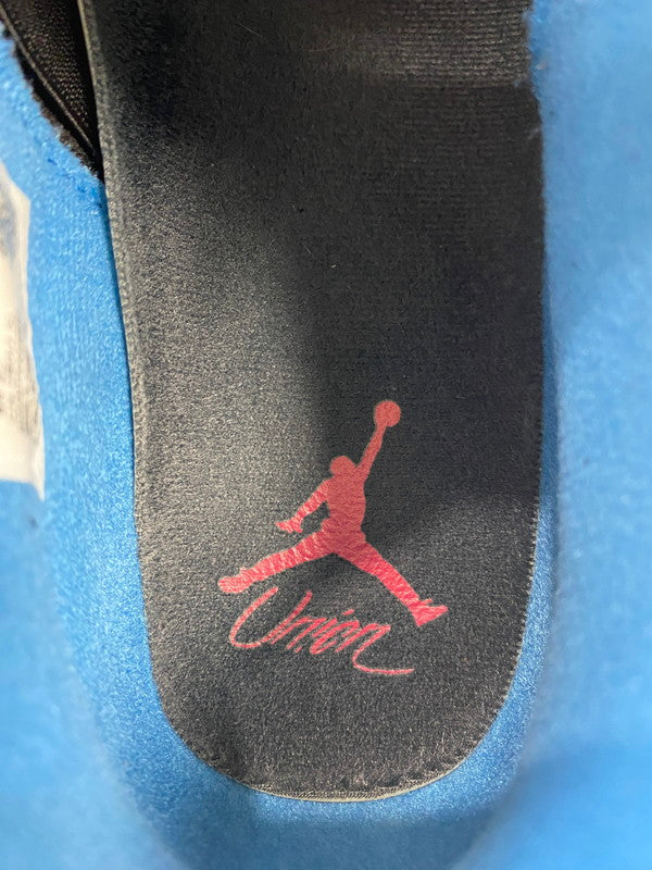 【中古品】【メンズ】 NIKE ナイキ × UNION ユニオン 別注 コラボ AIR JORDAN 4 RETRO SP DC9533-001 エア ジョーダン 4 レトロ スペシャル スニーカー 靴 160-251002-kk-17-min カラー：OFF NOIR/LIGHT FUSION RED 万代Net店