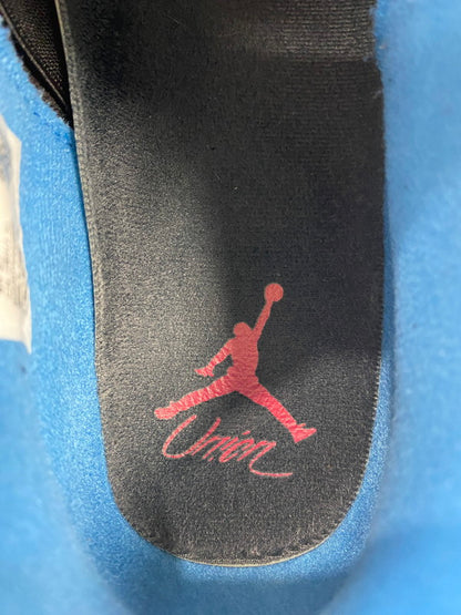 【中古品】【メンズ】 NIKE ナイキ × UNION ユニオン 別注 コラボ AIR JORDAN 4 RETRO SP DC9533-001 エア ジョーダン 4 レトロ スペシャル スニーカー 靴 160-251002-kk-17-min カラー：OFF NOIR/LIGHT FUSION RED 万代Net店