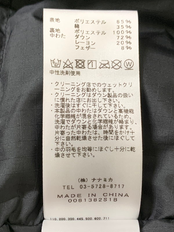 【中古品】【メンズ】 THE NORTH FACE PURPLE LABEL ザノースフェイスパープルレーベル 65/35 MOUNTAIN SHORT DOWN PARKA ND2068N マウンテンショート ダウンパーカー アウター ダウンジャケット 144-250929-kk-01-min サイズ：S カラー：ブラック 万代Net店
