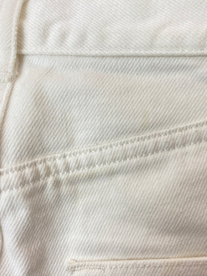 【中古品】【レディース】 CELINE セリーヌ CUTOFF DENIM PANTS 2 1U06/523B カットオフ デニムパンツ ボトムス ジーンズ 152-250930-kk-28-min サイズ：34 カラー：ホワイト 万代Net店