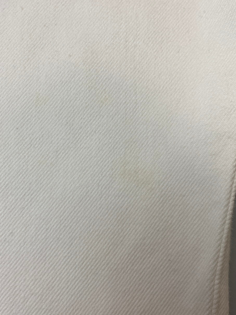 【中古品】【レディース】 CELINE セリーヌ CUTOFF DENIM PANTS 2 1U06/523B カットオフ デニムパンツ ボトムス ジーンズ 152-250930-kk-28-min サイズ：34 カラー：ホワイト 万代Net店