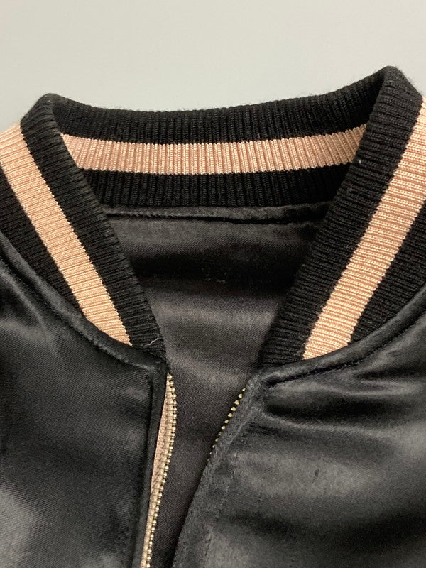 【現状渡し品】【メンズ】 花旅楽団 花柄刺繍 スカジャン アウター 147-251018-ks-27-min サイズ：XL カラー：サーモンピンク系 万代Net店