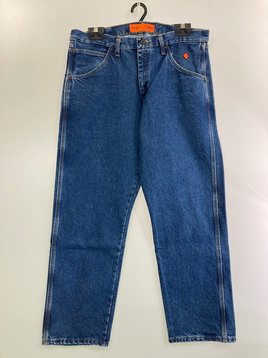 【中古品】【メンズ】 Wrangler ラングラー 10FR3W050 FR RUGGED WORKWEAR DENIM PAINTER PANTS デニムパンツ 157-251012-ks-66-min サイズ：36×30 カラー：インディゴ 万代Net店