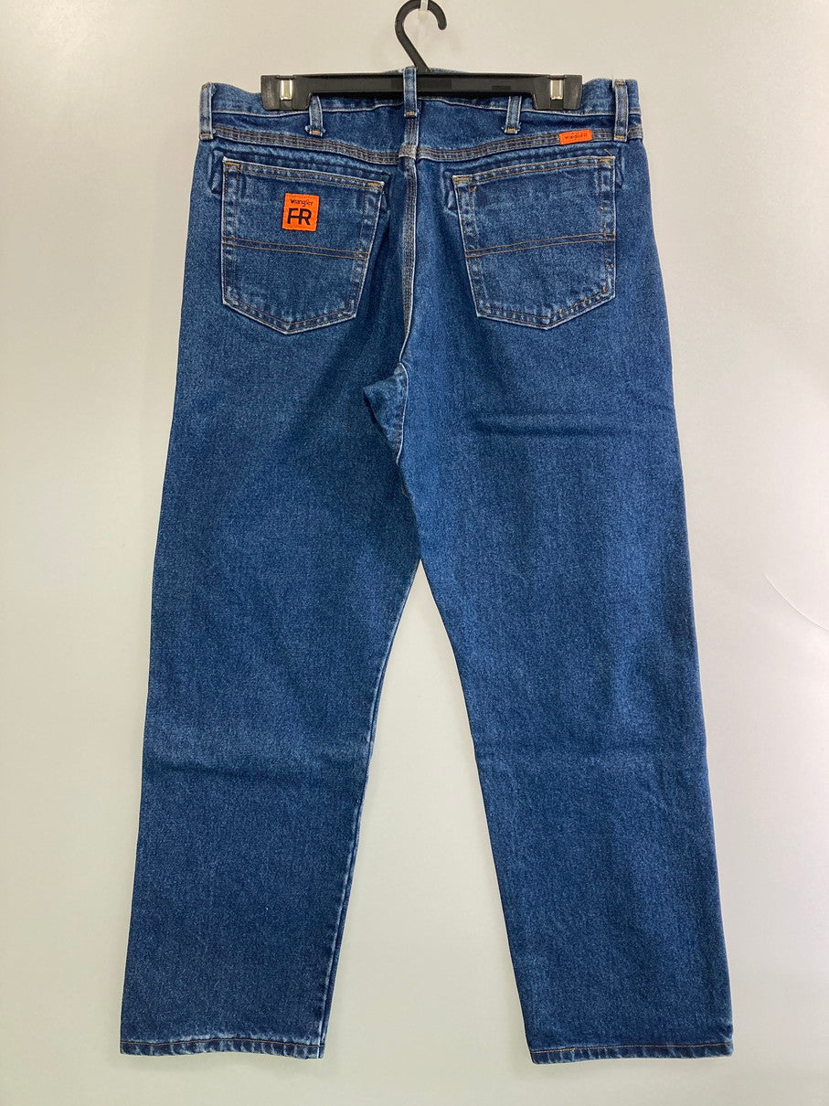 【中古品】【メンズ】 Wrangler ラングラー 10FR3W050 FR RUGGED WORKWEAR DENIM PAINTER PANTS デニムパンツ 157-251012-ks-66-min サイズ：36×30 カラー：インディゴ 万代Net店