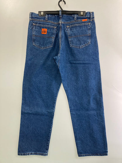 【中古品】【メンズ】 Wrangler ラングラー 10FR3W050 FR RUGGED WORKWEAR DENIM PAINTER PANTS デニムパンツ 157-251012-ks-66-min サイズ：36×30 カラー：インディゴ 万代Net店