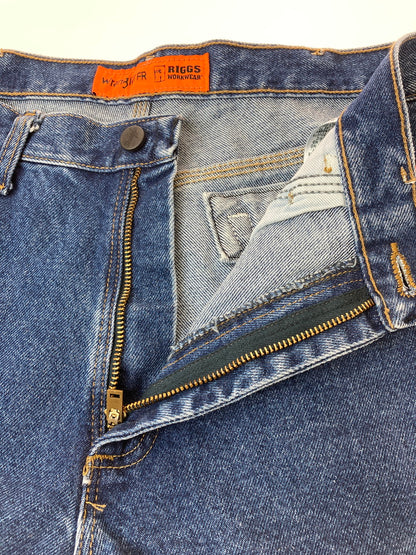 【中古品】【メンズ】 Wrangler ラングラー 10FR3W050 FR RUGGED WORKWEAR DENIM PAINTER PANTS デニムパンツ 157-251012-ks-66-min サイズ：36×30 カラー：インディゴ 万代Net店