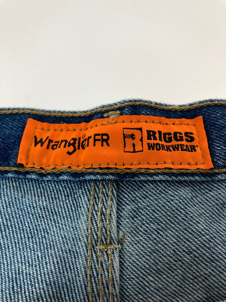 【中古品】【メンズ】 Wrangler ラングラー 10FR3W050 FR RUGGED WORKWEAR DENIM PAINTER PANTS デニムパンツ 157-251012-ks-66-min サイズ：36×30 カラー：インディゴ 万代Net店