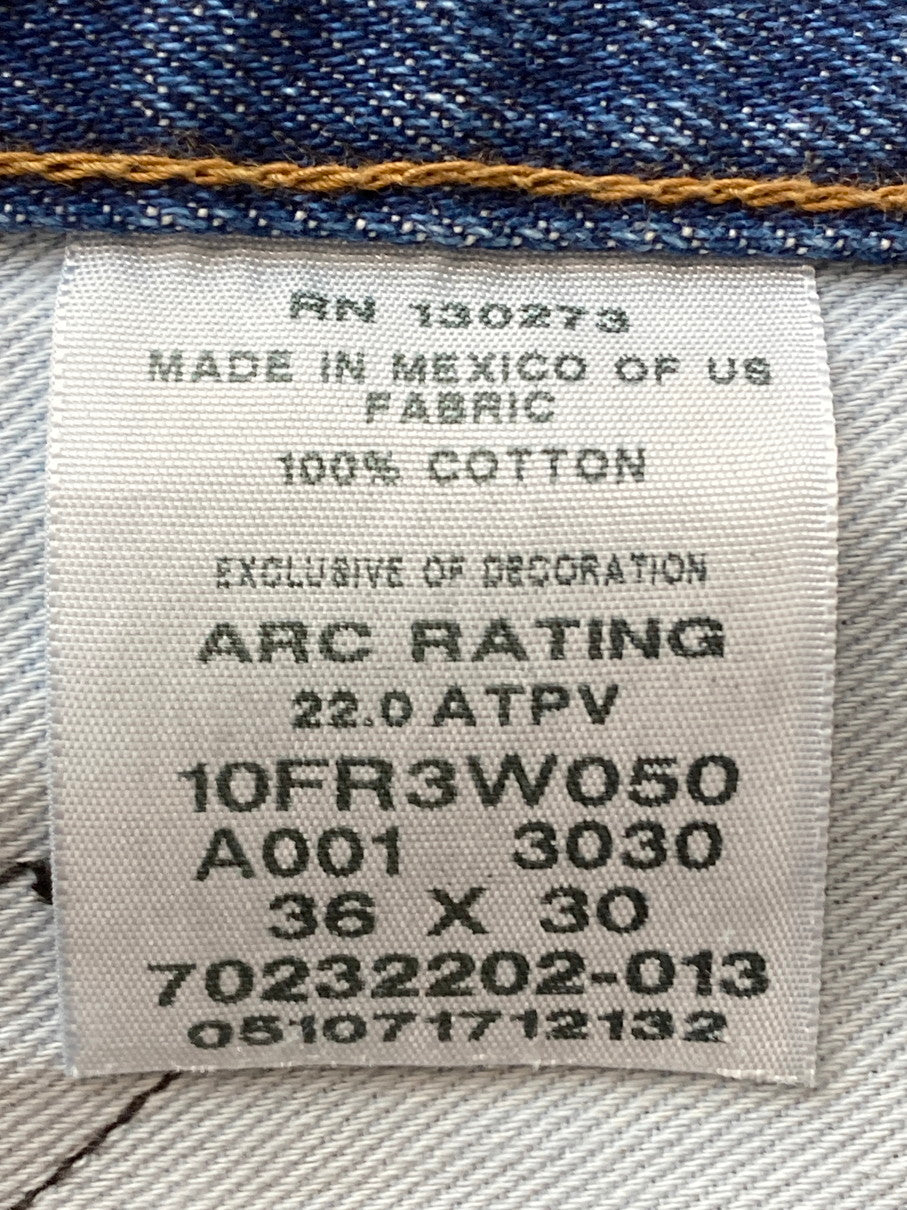 【中古品】【メンズ】 Wrangler ラングラー 10FR3W050 FR RUGGED WORKWEAR DENIM PAINTER PANTS デニムパンツ 157-251012-ks-66-min サイズ：36×30 カラー：インディゴ 万代Net店