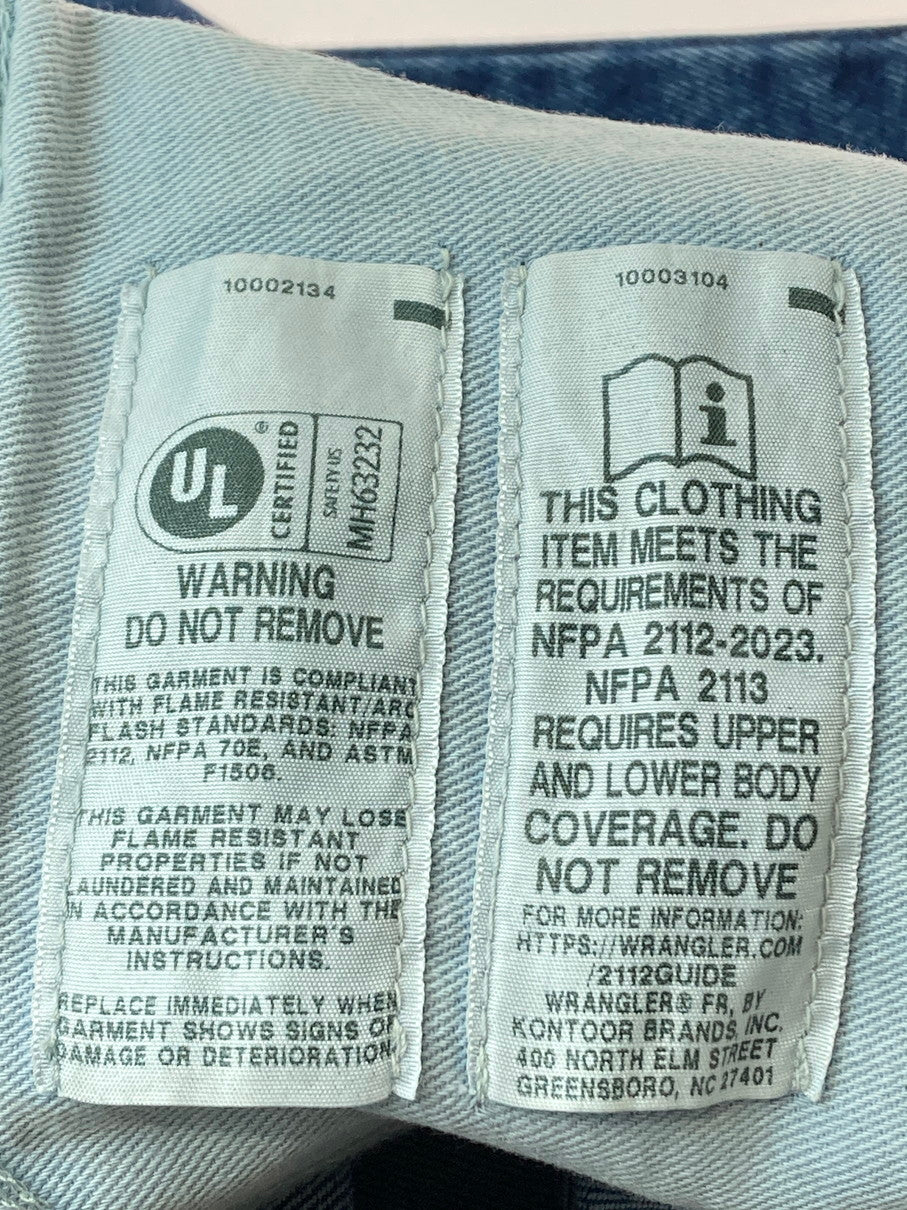 【中古品】【メンズ】 Wrangler ラングラー 10FR3W050 FR RUGGED WORKWEAR DENIM PAINTER PANTS デニムパンツ 157-251012-ks-66-min サイズ：36×30 カラー：インディゴ 万代Net店