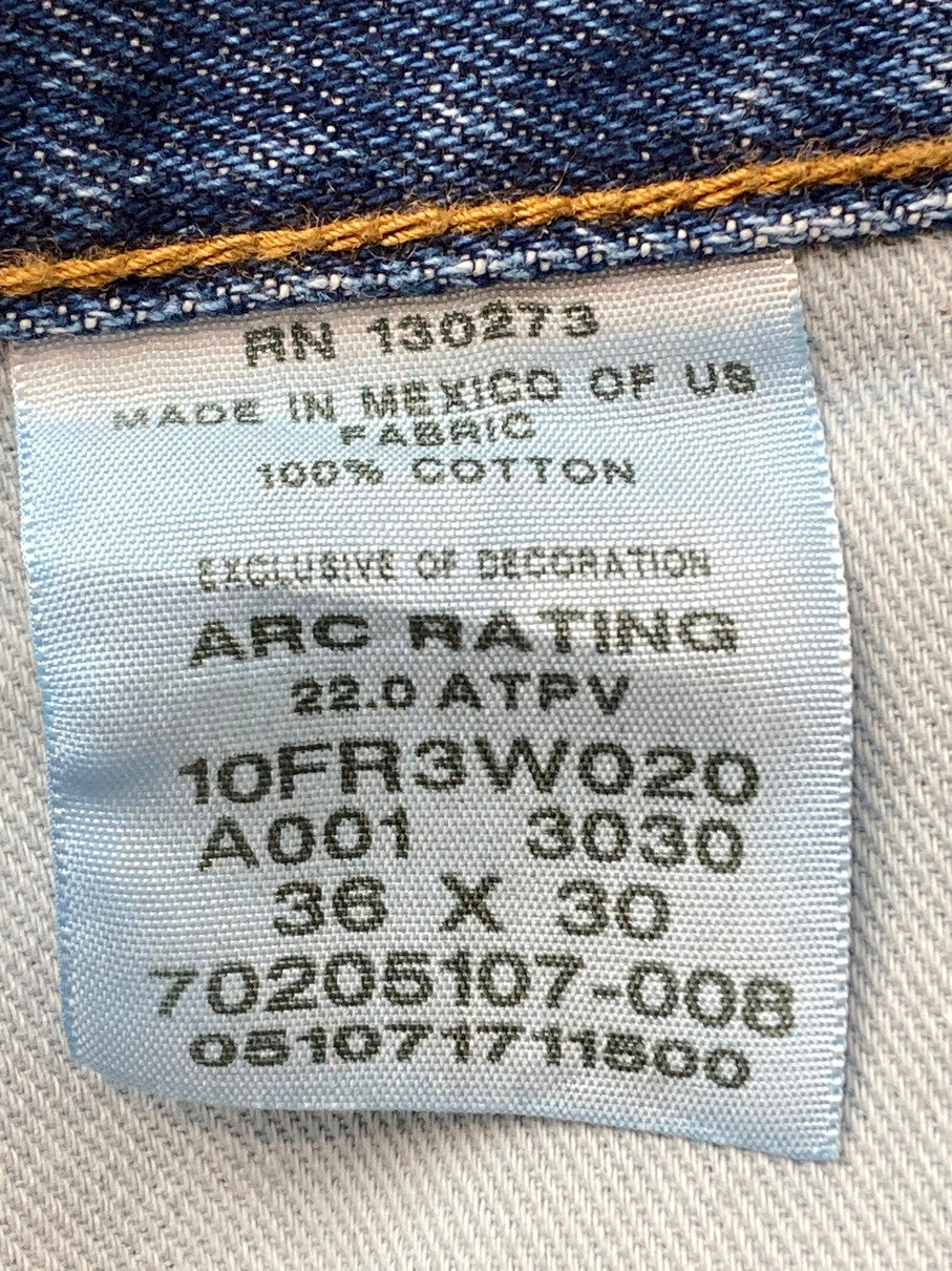 【中古品】【メンズ】 Wrangler ラングラー 10FR3W020 FR RUGGED WORKWEAR DENIM PAINTER PANTS デニムパンツ 157-251012-ks-65-min サイズ：36×30 カラー：インディゴ 万代Net店