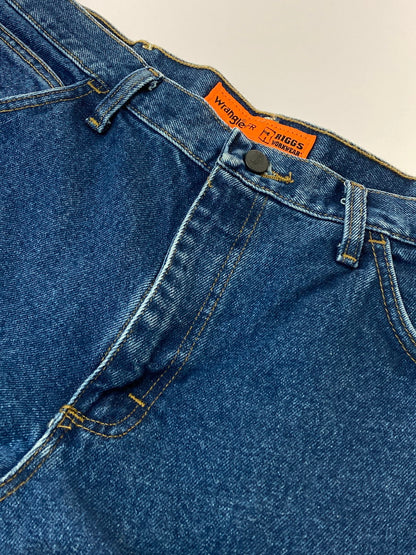 【中古品】【メンズ】 Wrangler ラングラー 10FR3W020 FR RUGGED WORKWEAR DENIM PAINTER PANTS デニムパンツ 157-251012-ks-65-min サイズ：36×30 カラー：インディゴ 万代Net店