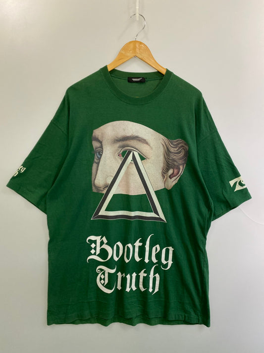 【中古品】【メンズ】 UNDERCOVER アンダーカバー 19SS BIG TEE BOOTLEG TRUTH UCW4893-1 ビッグTシャツ ブートレグ トゥルース 半袖 トップス 140-250930-kk-13-min サイズ：2 カラー：グリーン 万代Net店