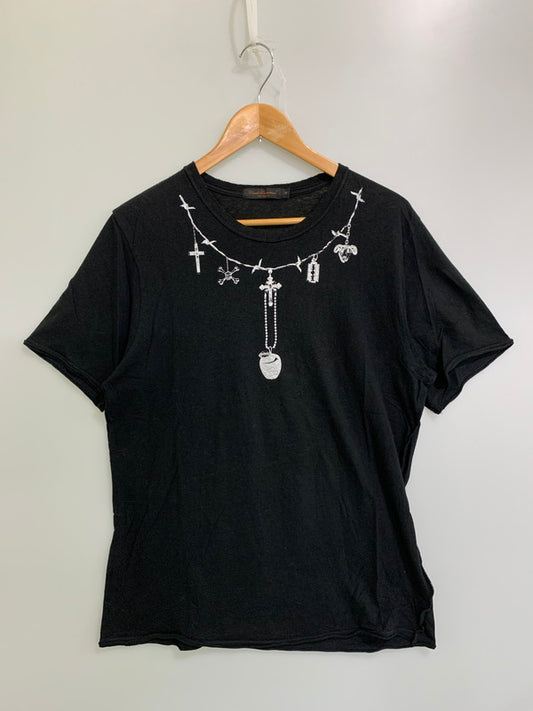 【中古品】【メンズ】 UNDERCOVER アンダーカバー 05SS BUT BEAUTIFUL II CHARM PRINT S/S TEE バットビューティフル 2 チャームプリント ショートスリーブ Tシャツ 半袖 トップス BUT期 140-250929-kk-21-min サイズ：38 カラー：ブラック 万代Net店