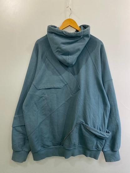 【中古品】【メンズ】 UNDERCOVER アンダーカバー PANELLED HOODED SWEATSHIRT BLUE UI2B4801 22AW フーディー スウェット シャツ パーカー メンズ アンダーカバイズム 140-251024-em-55-min サイズ：3 カラー：ライトブルー 万代Net店