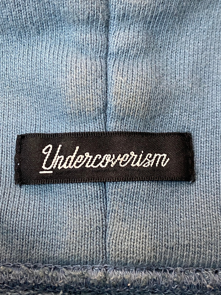 【中古品】【メンズ】 UNDERCOVER アンダーカバー PANELLED HOODED SWEATSHIRT BLUE UI2B4801 22AW フーディー スウェット シャツ パーカー メンズ アンダーカバイズム 140-251024-em-55-min サイズ：3 カラー：ライトブルー 万代Net店