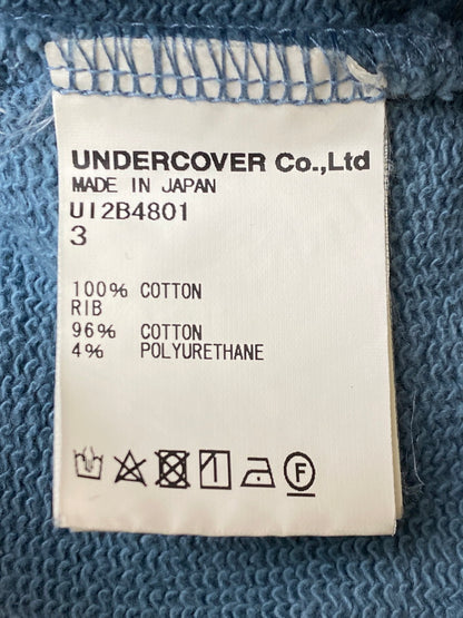 【中古品】【メンズ】 UNDERCOVER アンダーカバー PANELLED HOODED SWEATSHIRT BLUE UI2B4801 22AW フーディー スウェット シャツ パーカー メンズ アンダーカバイズム 140-251024-em-55-min サイズ：3 カラー：ライトブルー 万代Net店