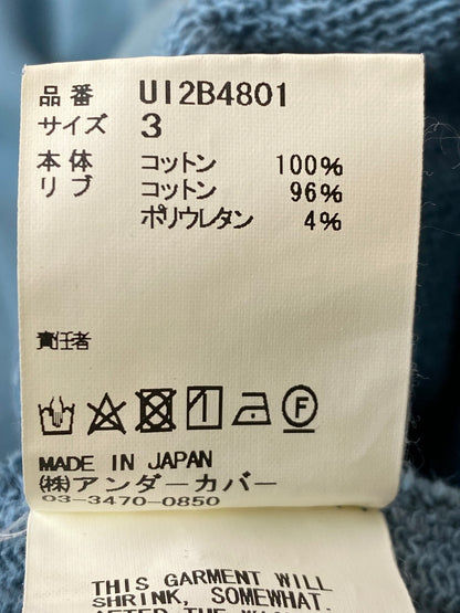 【中古品】【メンズ】 UNDERCOVER アンダーカバー PANELLED HOODED SWEATSHIRT BLUE UI2B4801 22AW フーディー スウェット シャツ パーカー メンズ アンダーカバイズム 140-251024-em-55-min サイズ：3 カラー：ライトブルー 万代Net店