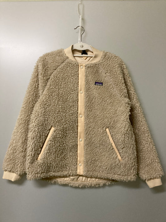 【中古品】【キッズ】 patagonia パタゴニア 15W RETRO-X BOMBER JACKET 65415FA15 レトロX ボマージャケット アウター フリースジャケット 169-251110-kk-22-min サイズ：XXL カラー：ベージュ 万代Net店
