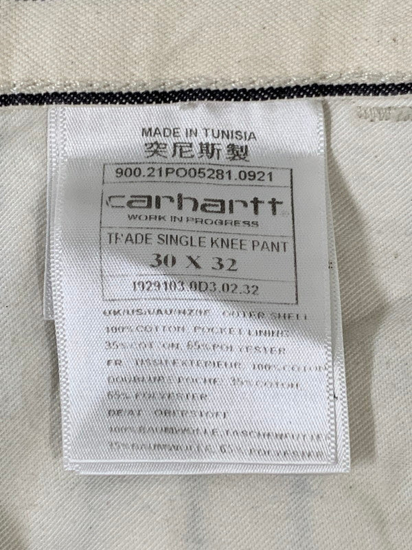 【中古品】【メンズ】 Carhartt WIP カーハート ワークインプログレス TRADE SINGLE KNEE PANT I029103 トレイド シングルニーパンツ ボトムス 153-250929-kk-22-min サイズ：42 カラー：アイボリー 万代Net店