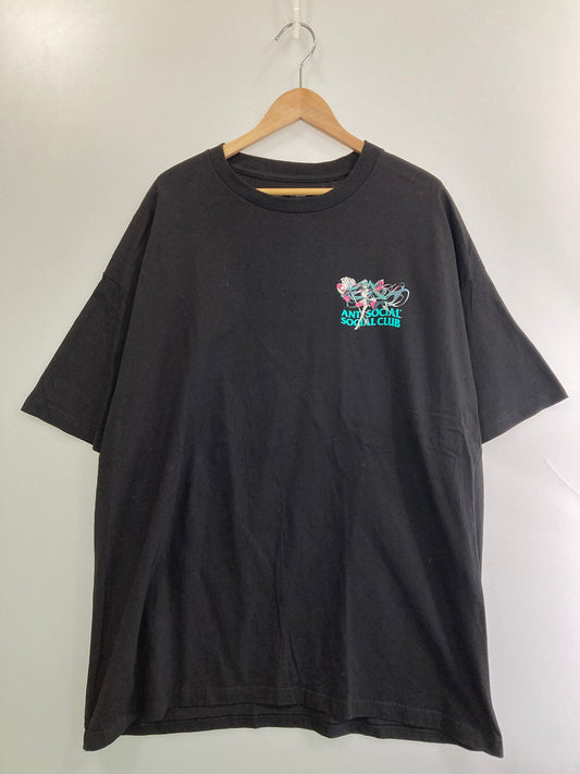【中古品】【メンズ】 ANTI SOCIAL SOCIAL CLUB アンチ ソーシャル ソーシャル クラブ x GOODSMILE RACING VIRTUAL ECHO TEE Tシャツ トップス 142-251012-ks-70-min サイズ：2XL カラー：ブラック 万代Net店