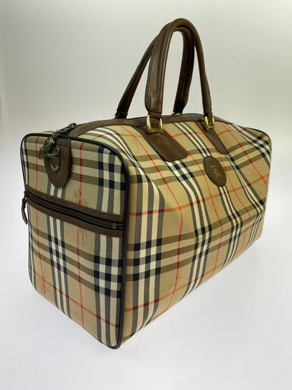 【中古品】【メンズ/レディース】 Burberrys バーバリーズ ノバチェック ヴィンテージ ボストンバッグ カバン 180-251021-jt-05-min カラー：ブラウン系 万代Net店