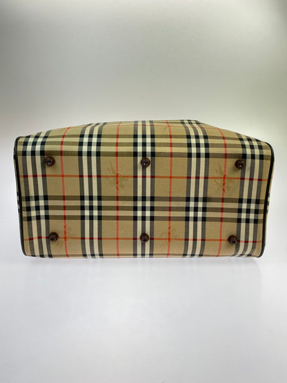 【中古品】【メンズ/レディース】 Burberrys バーバリーズ ノバチェック ヴィンテージ ボストンバッグ カバン 180-251021-jt-05-min カラー：ブラウン系 万代Net店