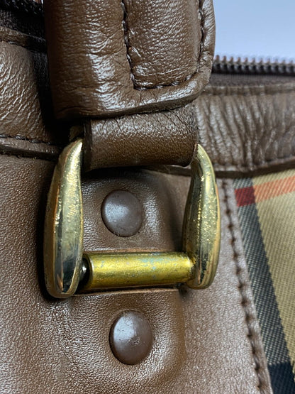 【中古品】【メンズ/レディース】 Burberrys バーバリーズ ノバチェック ヴィンテージ ボストンバッグ カバン 180-251021-jt-05-min カラー：ブラウン系 万代Net店