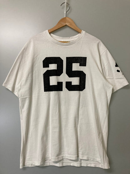 【現状渡し品】【メンズ】 A BATHING APE アベイシングエイプ S/S PRINT TEE ショートスリーブ プリント Tシャツ 半袖Tシャツ トップス 142-251010-yn-16-min サイズ：XL カラー：ホワイト 万代Net店