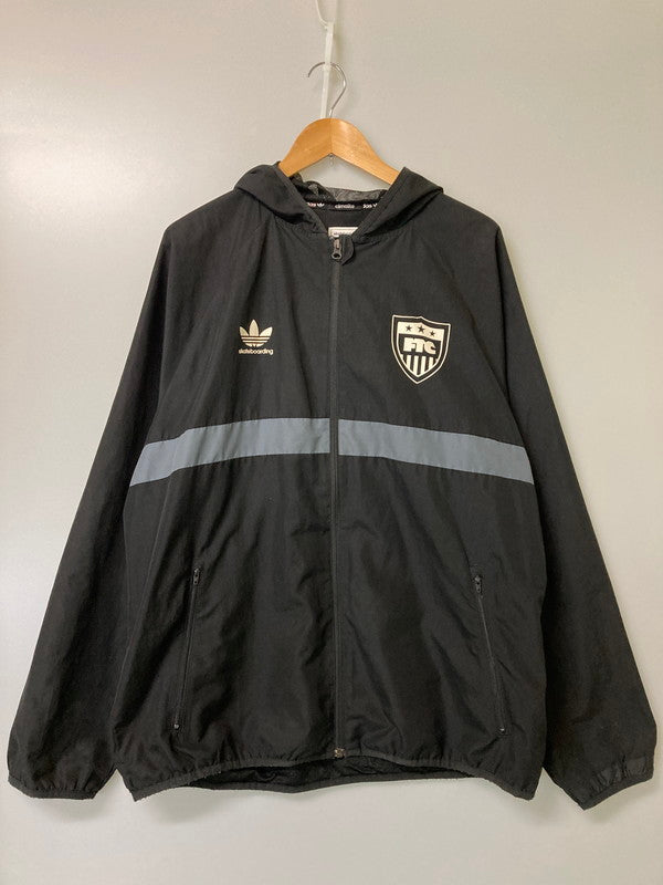 【現状渡し品】【メンズ】 ADIDAS SKATEBOARDING × FTC アディダス スケートボーディング エフティーシー クライマライト ライトウェイト ウィンドブレーカー ライトアウター 142-251010-yn-15-min サイズ：4XO カラー：ブラック 万代Net店