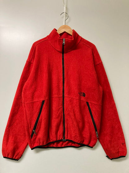 【現状渡し品】【メンズ】 THE NORTH FACE ザ・ノースフェイス FLEECE JACKET 121300/34 フリースジャケット USA製 アウター 144-251010-yn-02-min サイズ：L カラー：レッド 万代Net店
