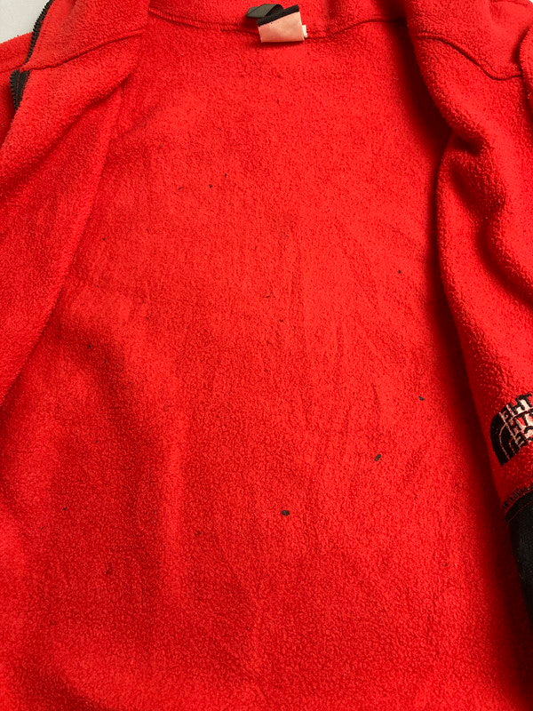 【現状渡し品】【メンズ】 THE NORTH FACE ザ・ノースフェイス FLEECE JACKET 121300/34 フリースジャケット USA製 アウター 144-251010-yn-02-min サイズ：L カラー：レッド 万代Net店