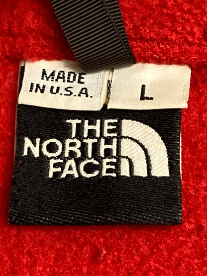 【現状渡し品】【メンズ】 THE NORTH FACE ザ・ノースフェイス FLEECE JACKET 121300/34 フリースジャケット USA製 アウター 144-251010-yn-02-min サイズ：L カラー：レッド 万代Net店