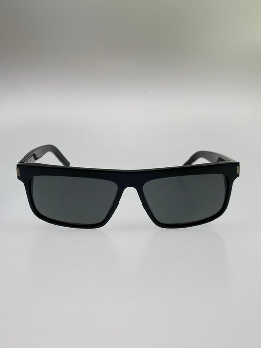 【中古品】【レディース】 SAINT LAURENT サンローラン SQUARE FRAME SUNGLAS SL246 スクエアフレームサングラス アイウェア アクセサリー 183-251016-kk-28-min サイズ：57ロ15-140 カラー：ブラック 万代Net店