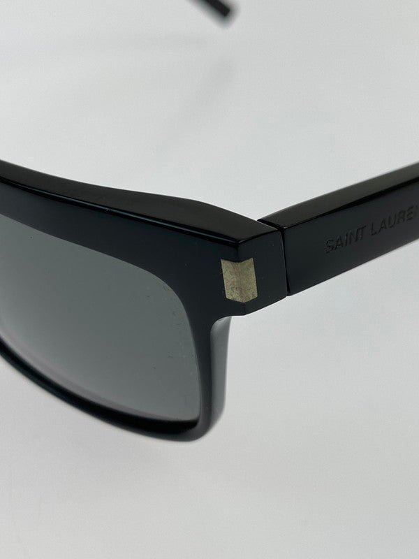 【中古品】【レディース】 SAINT LAURENT サンローラン SQUARE FRAME SUNGLAS SL246 スクエアフレームサングラス アイウェア アクセサリー 183-251016-kk-28-min サイズ：57ロ15-140 カラー：ブラック 万代Net店