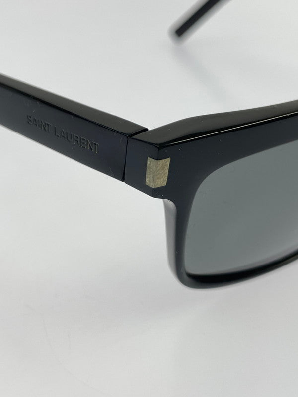 【中古品】【レディース】 SAINT LAURENT サンローラン SQUARE FRAME SUNGLAS SL246 スクエアフレームサングラス アイウェア アクセサリー 183-251016-kk-28-min サイズ：57ロ15-140 カラー：ブラック 万代Net店