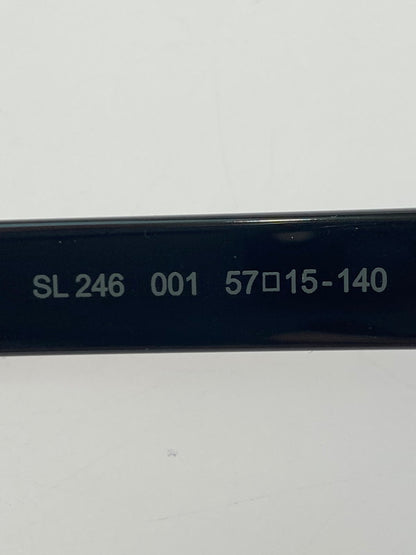 【中古品】【レディース】 SAINT LAURENT サンローラン SQUARE FRAME SUNGLAS SL246 スクエアフレームサングラス アイウェア アクセサリー 183-251016-kk-28-min サイズ：57ロ15-140 カラー：ブラック 万代Net店